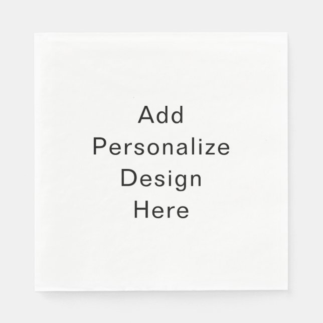 Guardanapo De Papel crie seu próprio personalizado (Frente)