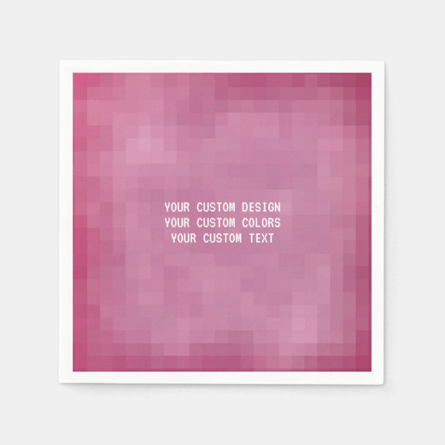 Guardanapo De Papel Crie seu próprio personalizado (Frente)