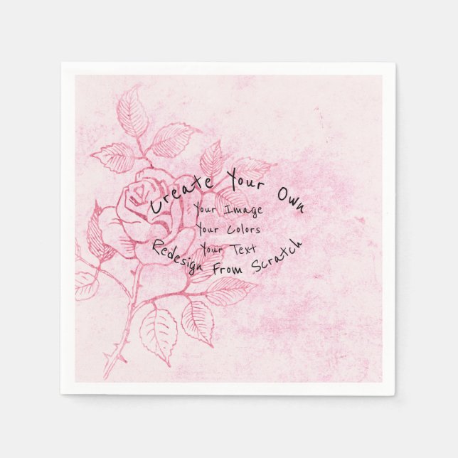 Guardanapo De Papel Crie seu próprio personalizado (Frente)