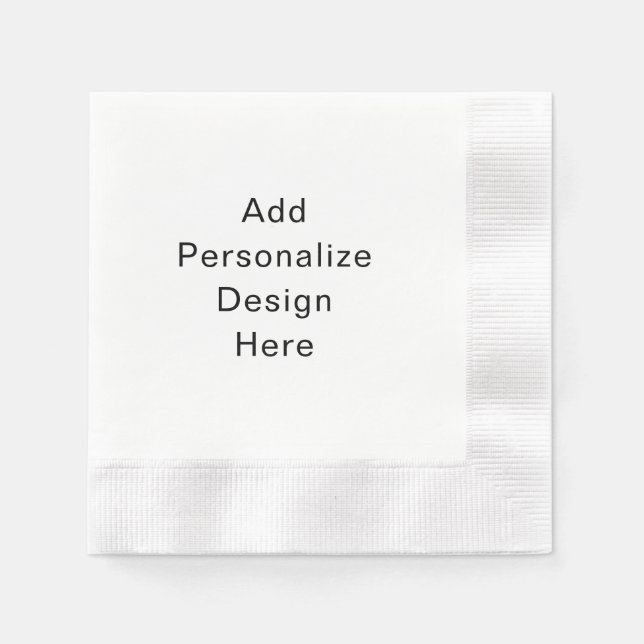Guardanapo De Papel crie seu próprio personalizado (Frente)