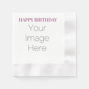 Guardanapo De Papel crie sua própria foto, simples e personalizada Fel