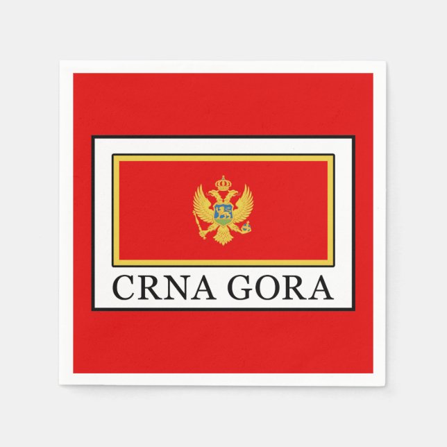 Guardanapo De Papel Crna Gora (Frente)