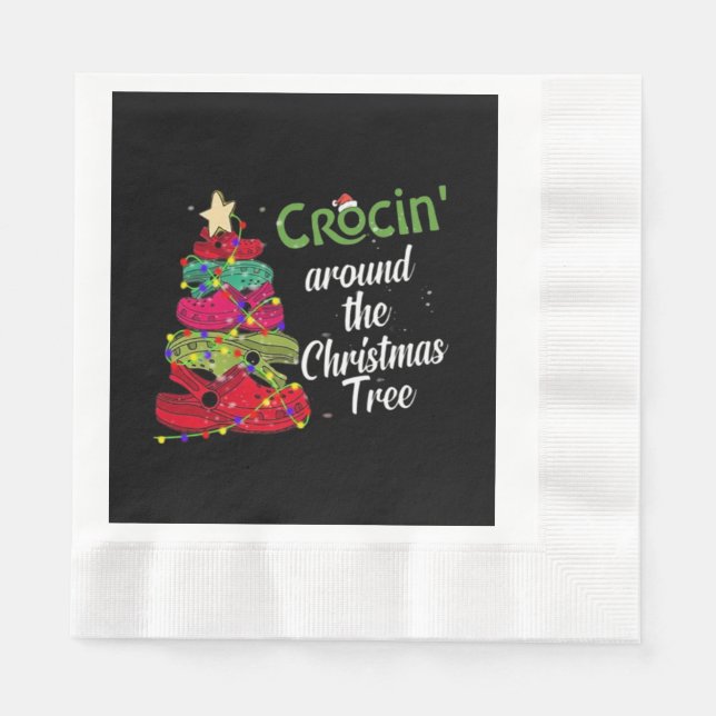 Guardanapo De Papel Crocin em torno do Natal (Frente)