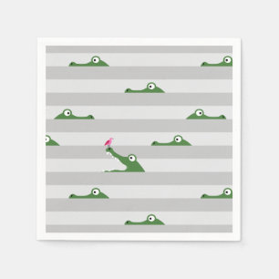Guardanapo De Papel Crocodilo