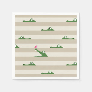 Guardanapo De Papel Crocodilo
