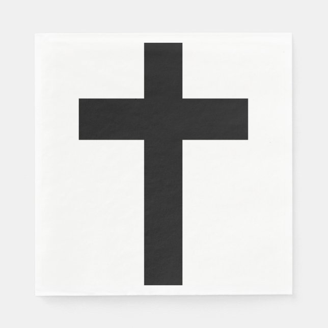 Guardanapo De Papel Cruz do Cristianismo (Frente)