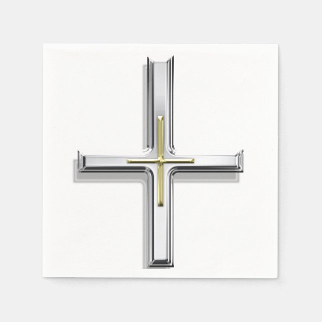 Guardanapo De Papel Cruz na Fé I (Frente)