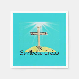 Guardanapo De Papel Cruz Simbólica