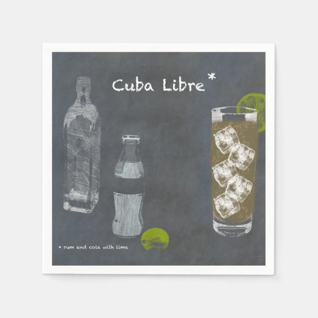 Guardanapo De Papel Cuba Libre (Frente)
