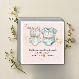 Guardanapo De Papel Cueca De Bebê Whimsical Roupa Sexo Chá de fraldas