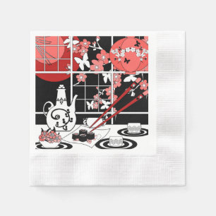 Guardanapo De Papel culinária japonesa