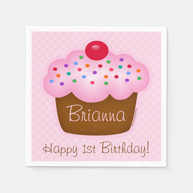 Guardanapo De Papel Cupcake (Frente)