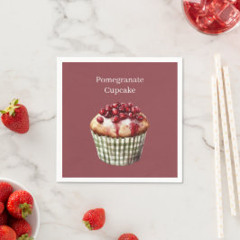 Guardanapo De Papel Cupcake de Romã