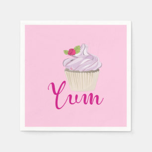 Guardanapo De Papel Cupcake rosa Yum!