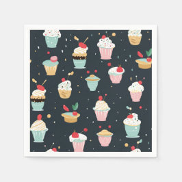 Guardanapo De Papel Cupcake Whimssso Delight Party Napkins