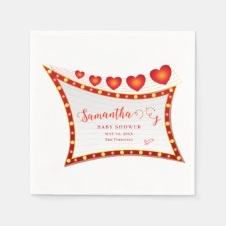 Guardanapo De Papel Cupid Little Secret Valentine Baby Shower Welcome