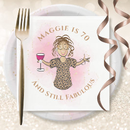 Guardanapo De Papel Curioso 70 anos e Fabuloso 70 de Ética Sassy