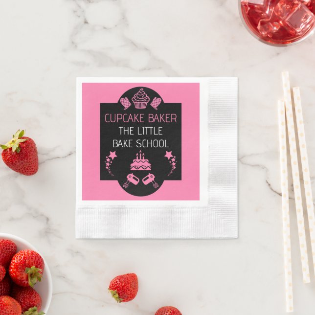 Guardanapo De Papel Curso de cupcake (Insitu)