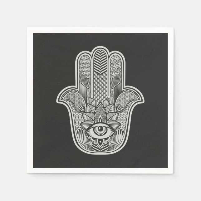 Guardanapo De Papel Custom Hamsa (Frente)