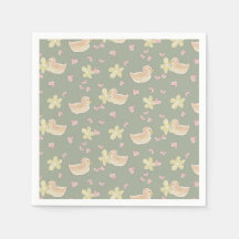 Cuta de Chá de fraldas de Aquarela com Flor de Cor