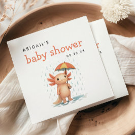 Guardanapo De Papel Cute Axolotl Baby Shower
