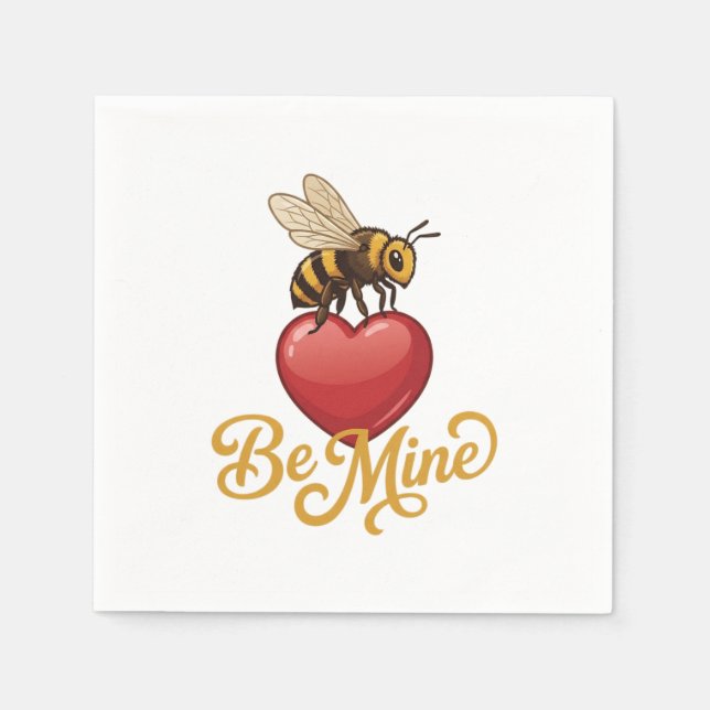 Guardanapo De Papel Cute Be Mine Honeycomb  (Frente)