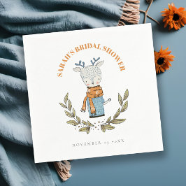 Guardanapo De Papel Cute Camisola Feia de Inverno Rena Chá de Noiva