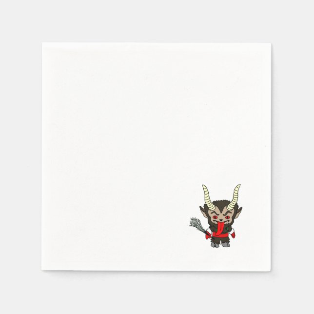 Guardanapo De Papel Cute Krampus (Frente)