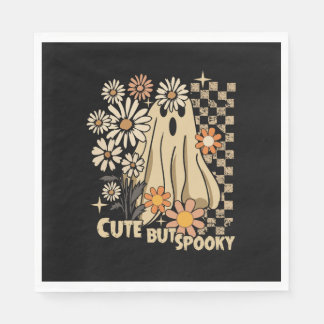 Guardanapo De Papel Cute mas Assustador Funny Floral Halloween Fantasm