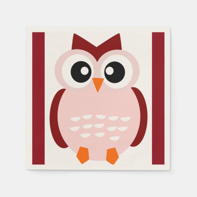 GUARDANAPO DE PAPEL CUTE OWL (Frente)