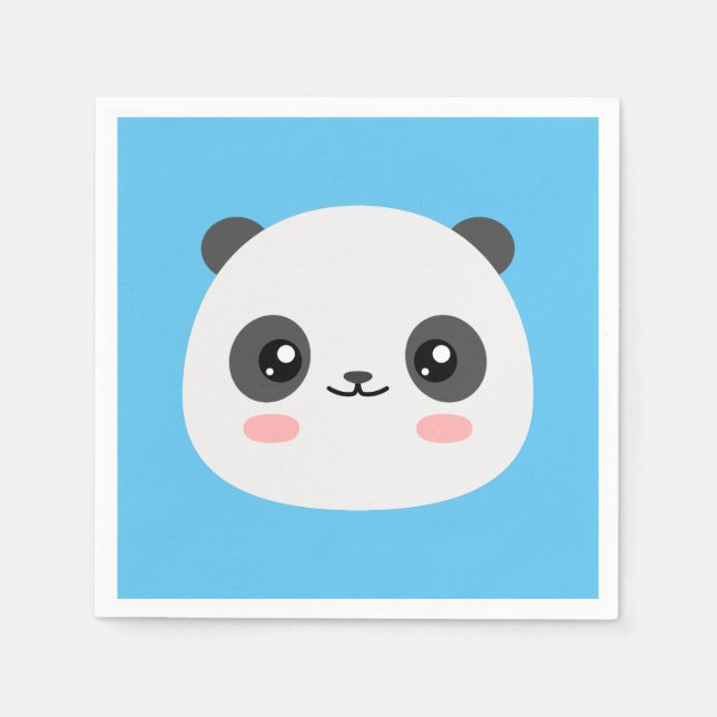 Guardanapo De Papel Cute Panda (Frente)