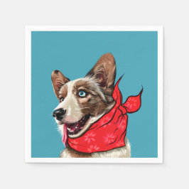 Guardanapo De Papel Cute Pembroke Welsh Corgi