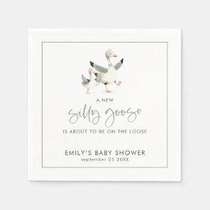Guardanapo De Papel Cute Silly Goose Prestes a Sair do Casulo Chuveiro