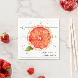 Guardanapo De Papel Cute Squeeze the Day Citrus Grapefruit Wedding