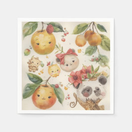 Guardanapo De Papel Cutie Fruitie Paper Napkin