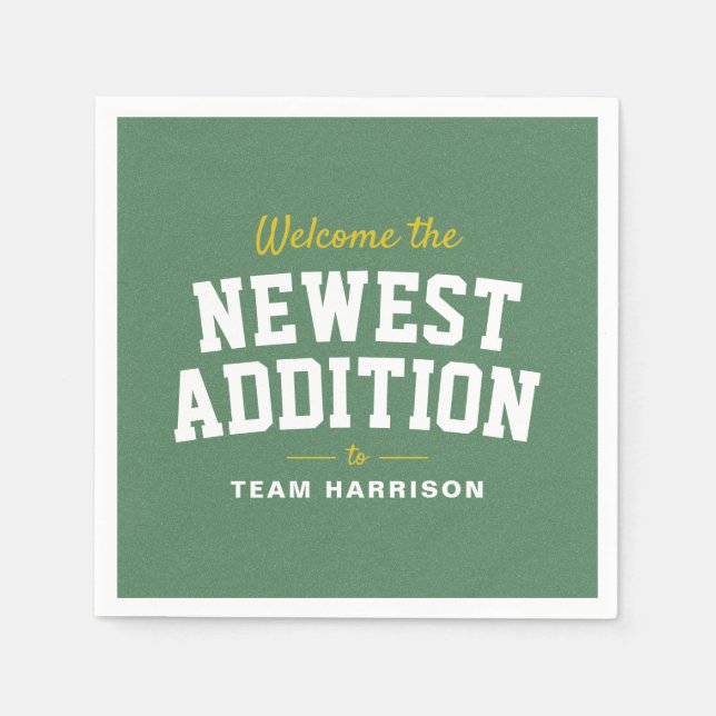 Guardanapo De Papel Cuzão bonitinho do chá de fraldas de futebol perso (Frente)