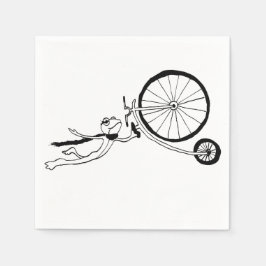 Guardanapo De Papel Cycling Frog