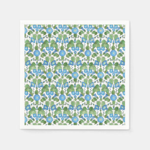 Guardanapo de papel da corriola azul nostálgica