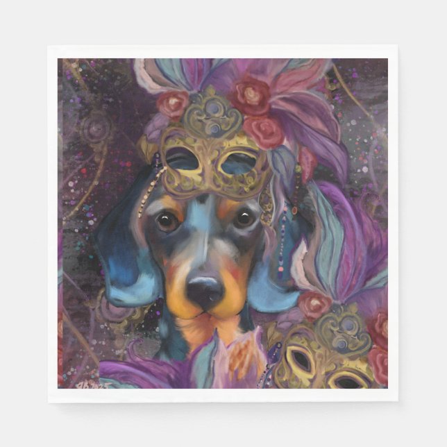 Guardanapo De Papel Dachshund (Frente)