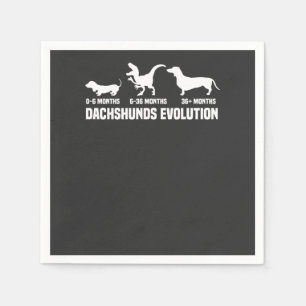 Guardanapo De Papel Dachshund Evoluções
