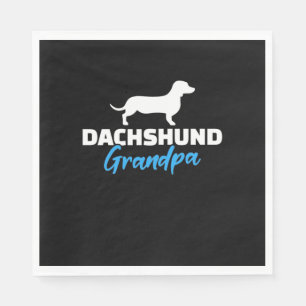 Guardanapo De Papel Dachshund Grandpa