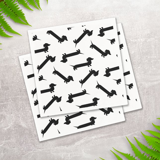 Guardanapo De Papel Dachshund Lover Festa de aniversário Cute (Criador carregado)