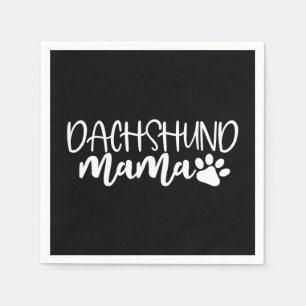 Guardanapo De Papel Dachshund Mama Wiener Cão Mãe Presente de Aniver