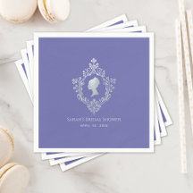 Dama Regência Violeta Vintage no Chá de Bebê da Cr