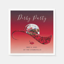 Guardanapo De Papel Damas Hat Derby Party