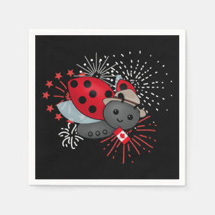 Guardanapo De Papel Damybug T-Shirt no dia do Canadá