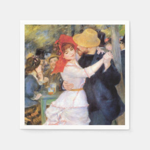 Guardanapo De Papel Dança em Bougal - Impressionista Renoir