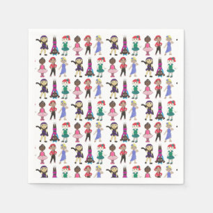 Guardanapo De Papel Dance Classe de Balé Tap Jazz Acro Lírico Dançarin