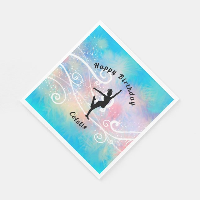 Guardanapo De Papel Dance Happy Birthday - Trilha Personalizada (Quina)