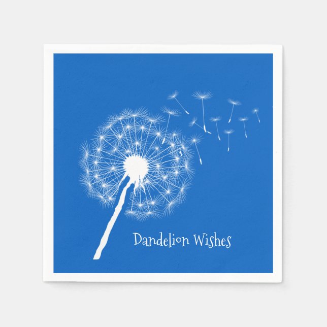 Guardanapo De Papel Dandelion deseja papel de Design (Frente)